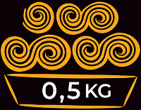 ilustracja pojemnika z lodami 0.5 kg